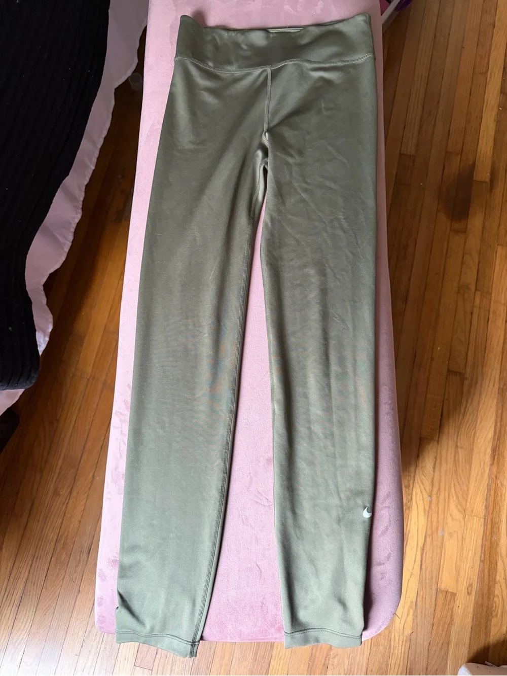 Nike Olive Green Kids' Athletic Leggings